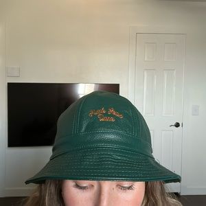 Aime Leon Dore leather bucket hat